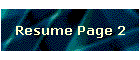 Resume Page 2